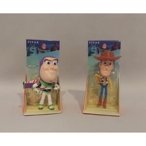 Disneys Pixar Mini Vinyl Figure Collectibles Buzz Lightyear & Woody NWT